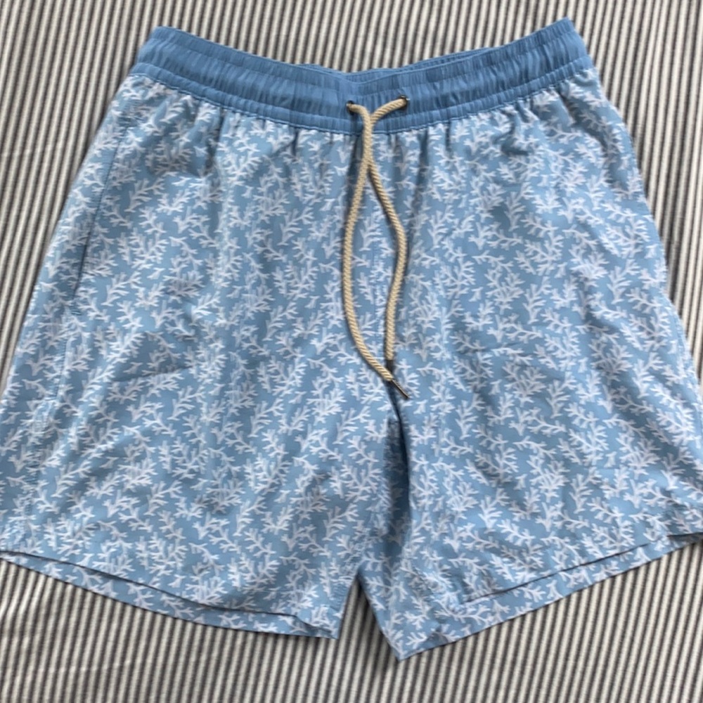 Fair Harbor Blue shorts with Built in Liner